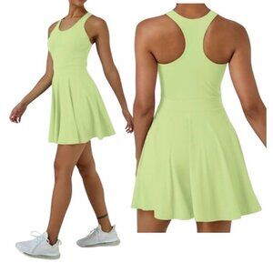 HALARA Lime Green Mini Dress